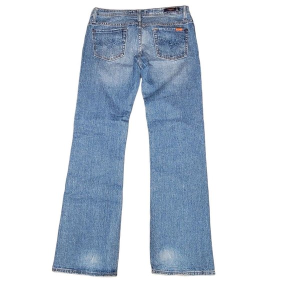 Vigoss Jeans Size 11 Distressed  Wash Fade Mid Rise Womens Denim - Picture 3 of 3